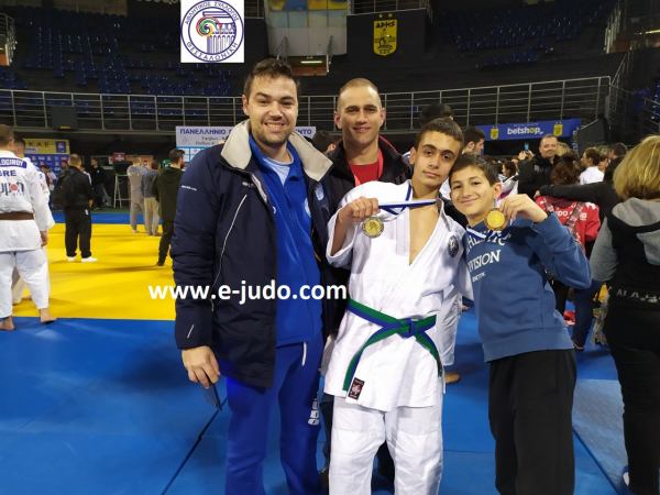 Διαδοχικά μετάλλια Judo